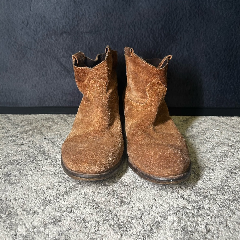 Diba True Women’s Brown Suede Ankle Booties  Moon River 8.5